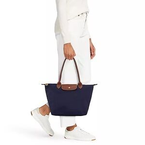 Longchamp Le Pliage navy blue shoulder bag, size M